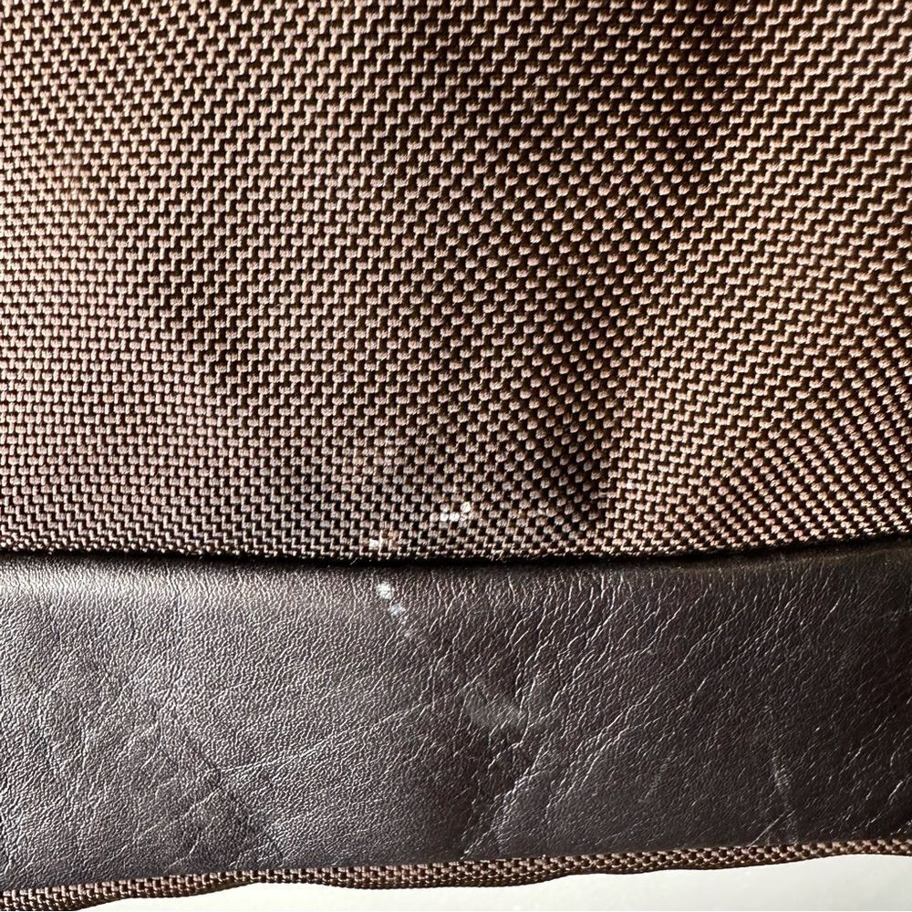 Tumi Brown Nylon and Leather Tote Bag - Picture 6 of 13